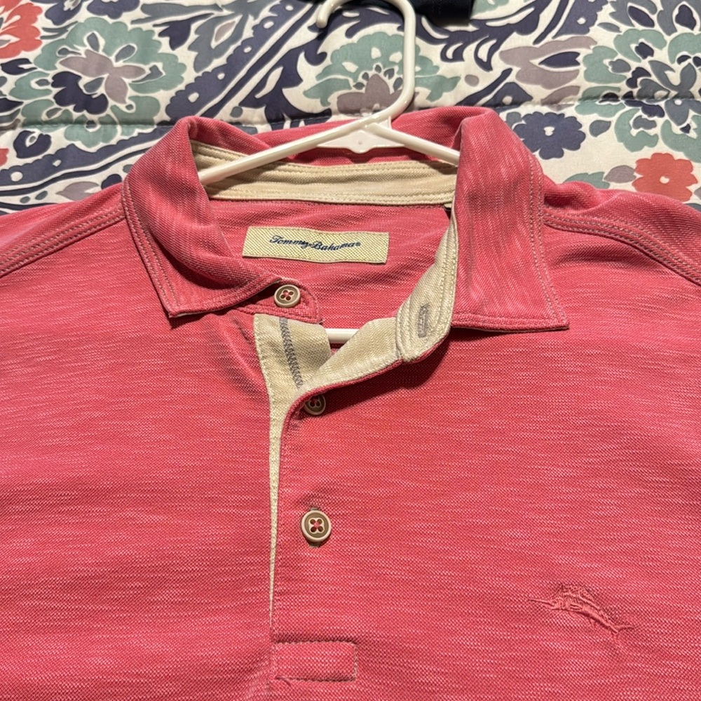 Collard button down Tommy Bahamas men’s dress shirt never wore.